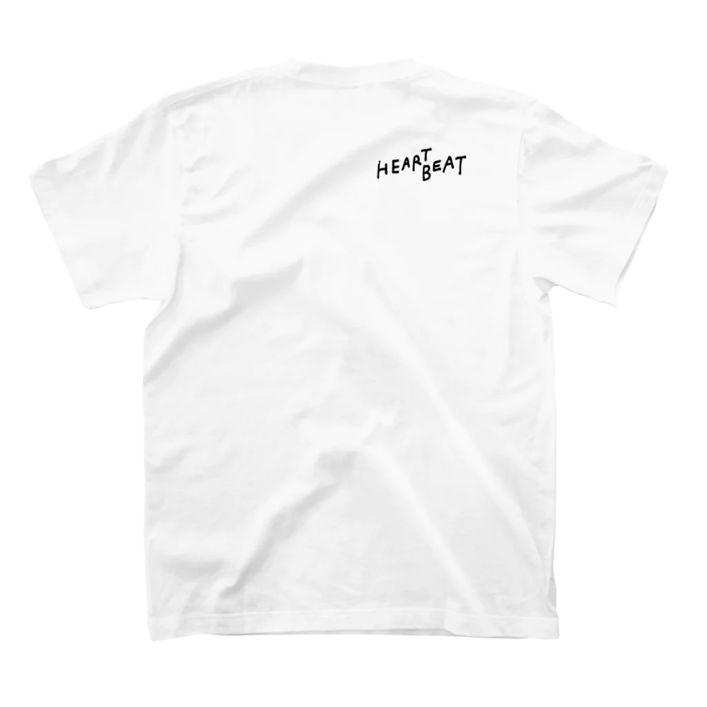 __HEARTBEAT__のぐへねこ Regular Fit T-Shirtの裏面