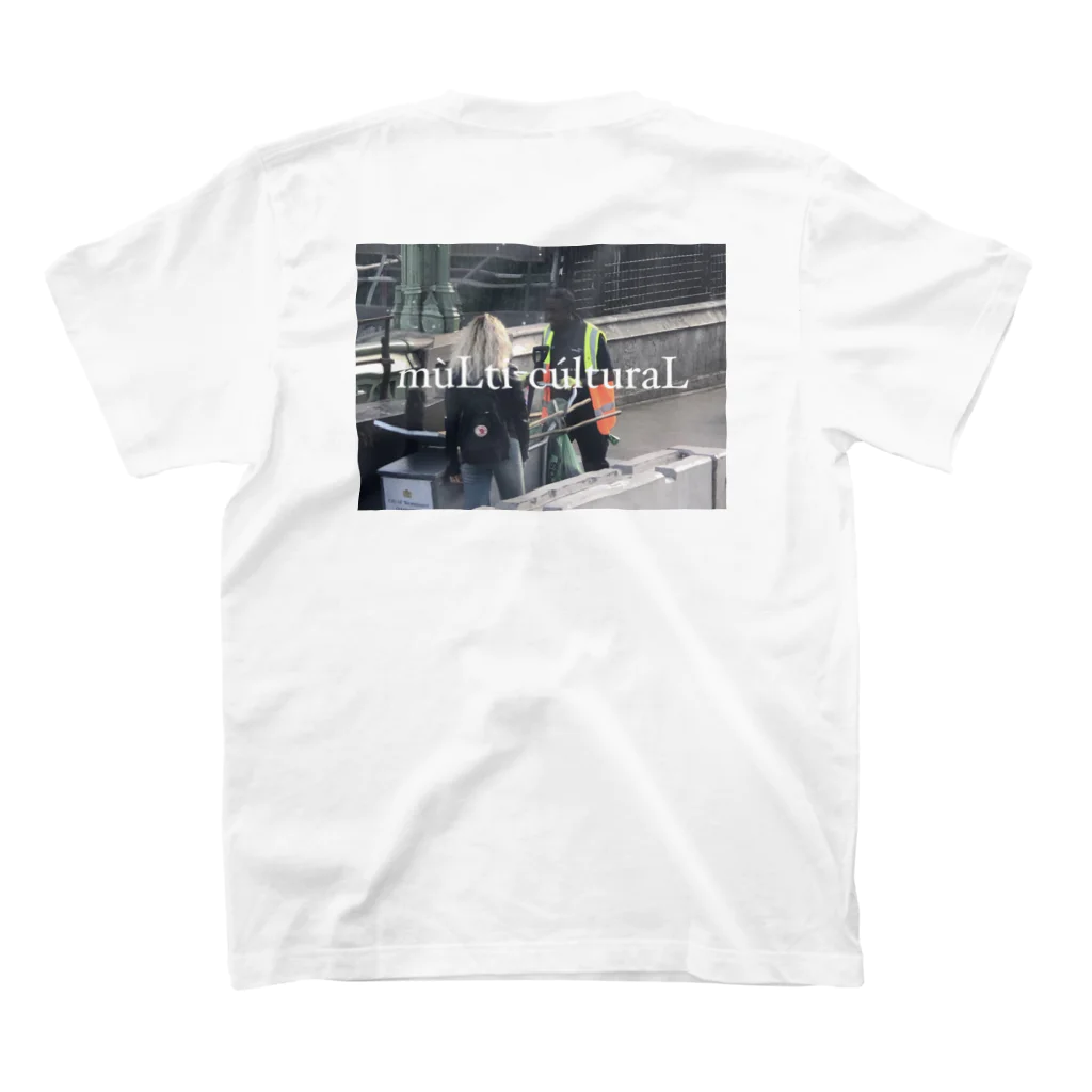 mùLti-cúlturaL （マーティー・カルチュラル）のtype1 “ field worker”t スタンダードTシャツの裏面