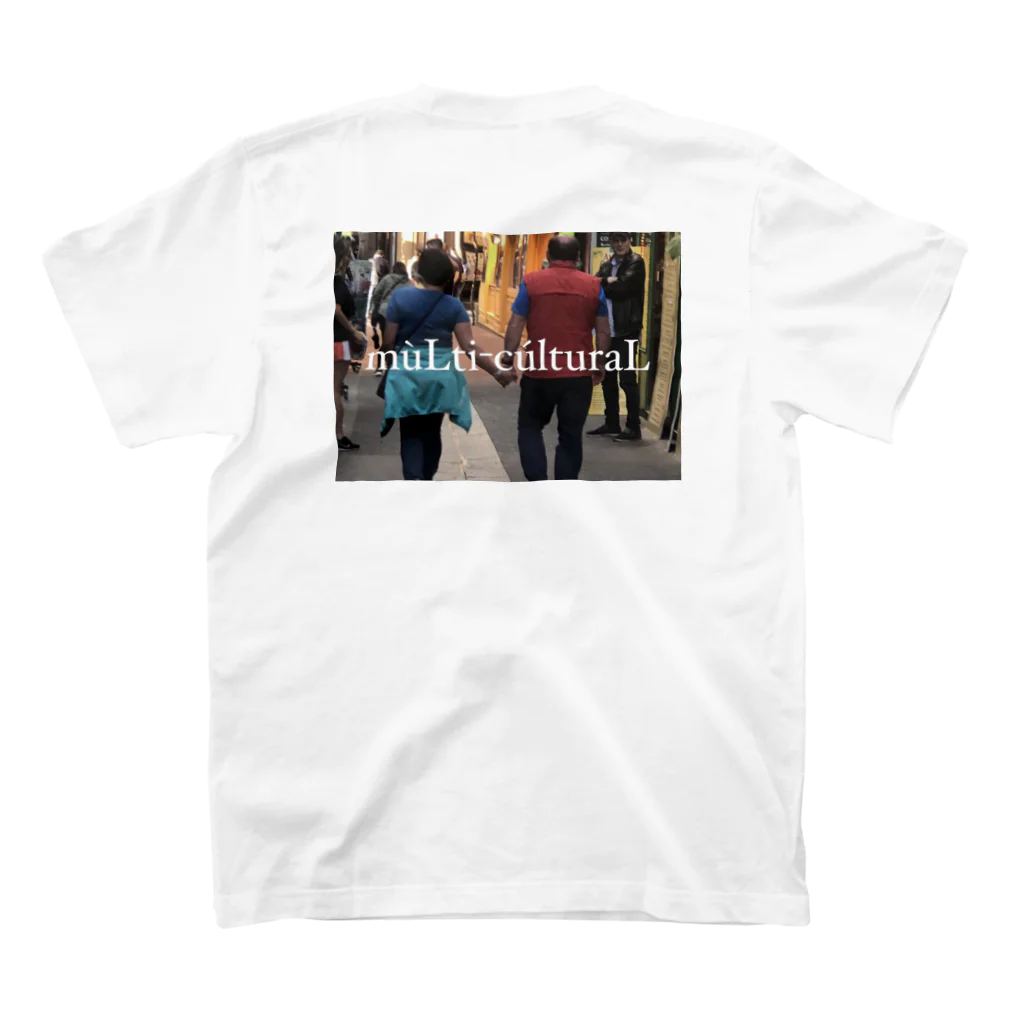 mùLti-cúlturaL （マーティー・カルチュラル）のtype4 “love”t スタンダードTシャツの裏面