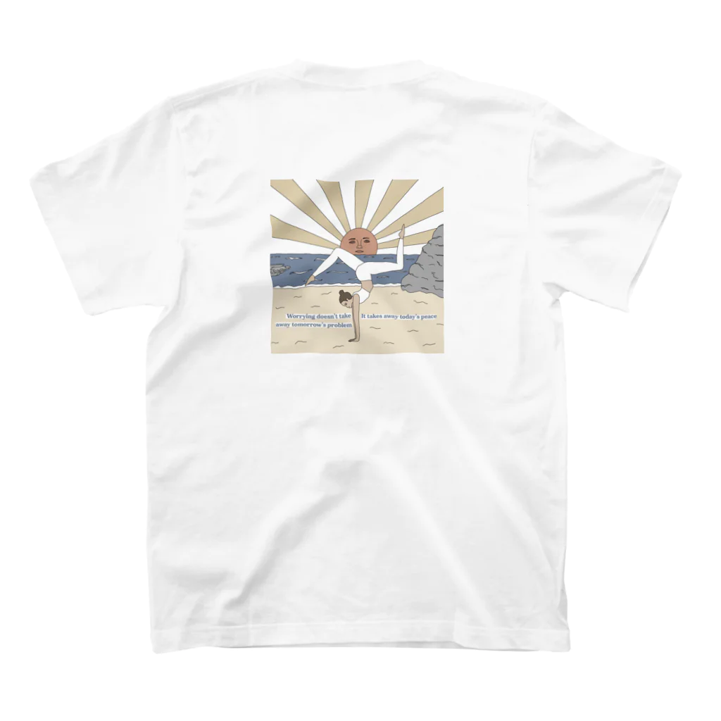 Cheeseart (Chi)のPeaceful Mind Tシャツ スタンダードTシャツの裏面