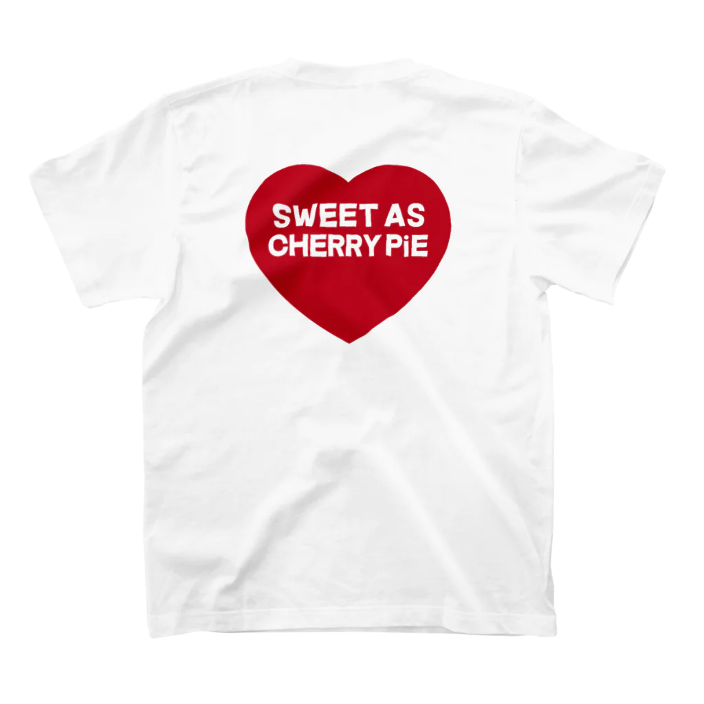 SWEET AS CHERRY PiEのMiss Valentine. (BLACK LOGO) Regular Fit T-Shirtの裏面
