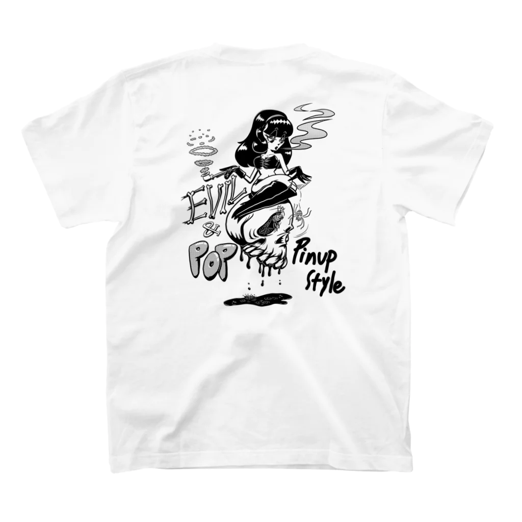 nidan-illustrationの“evil & pop" #2 スタンダードTシャツの裏面