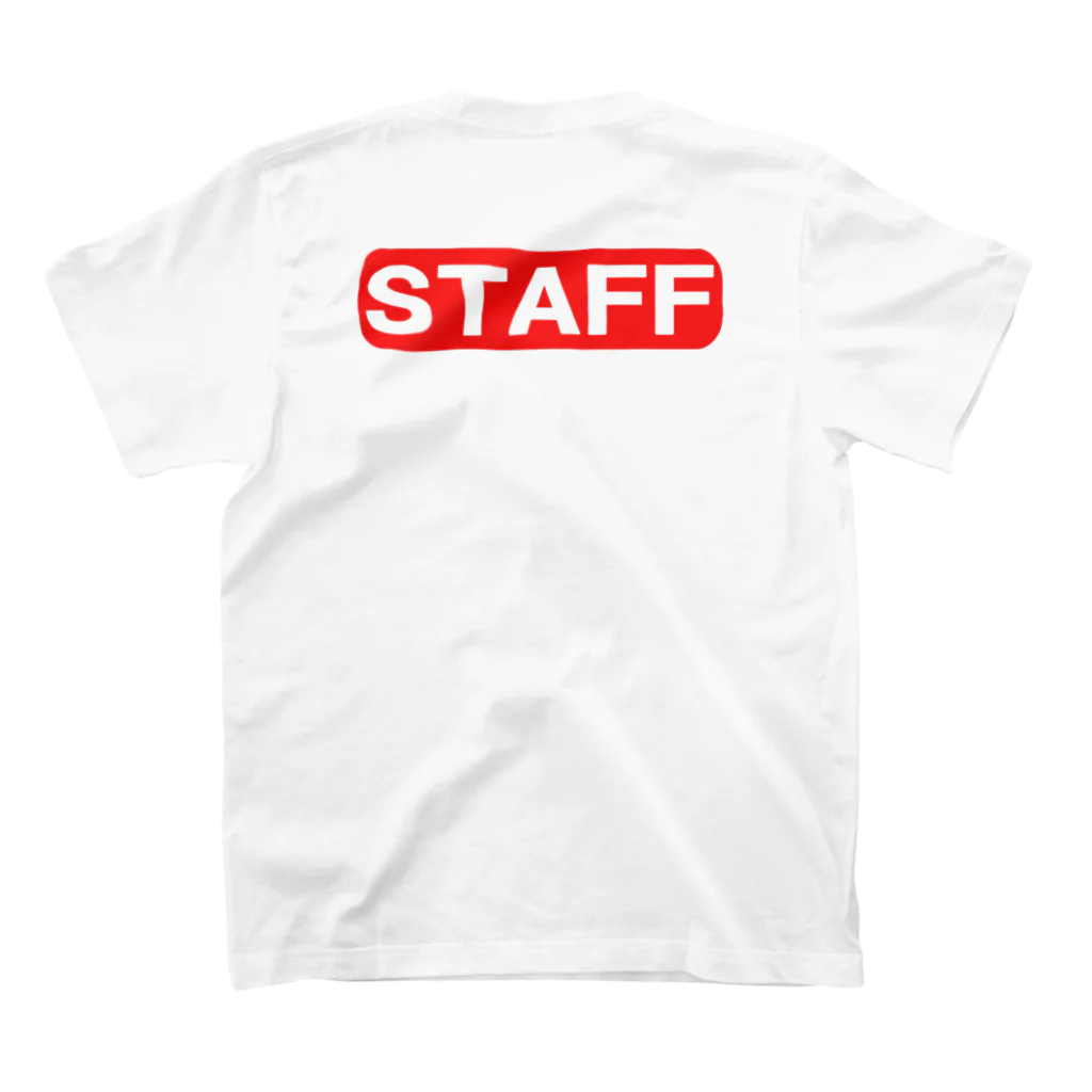 AAAstarsのSTAFF　ー両面ﾌﾟﾘﾝﾄ スタンダードTシャツの裏面