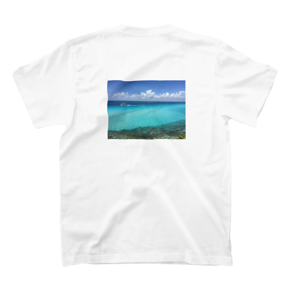 omoitsukiのclear sea スタンダードTシャツの裏面