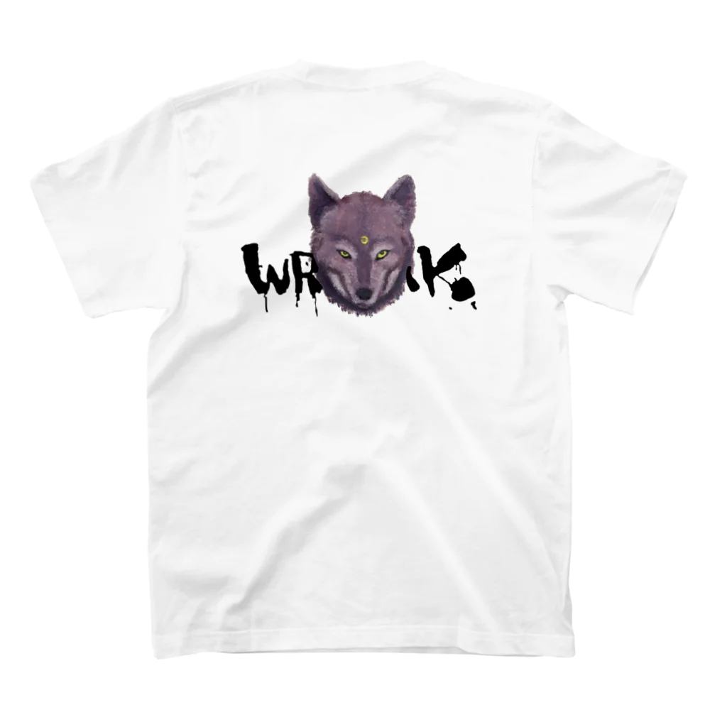 WRIKのWRIK 狼 スタンダードTシャツの裏面