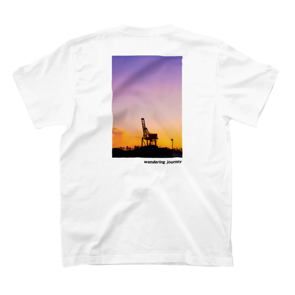 Burnriceのwandering journey （white） スタンダードTシャツの裏面