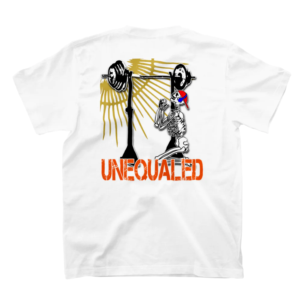 UNEQUALED/VERTEXの信仰 スタンダードTシャツの裏面