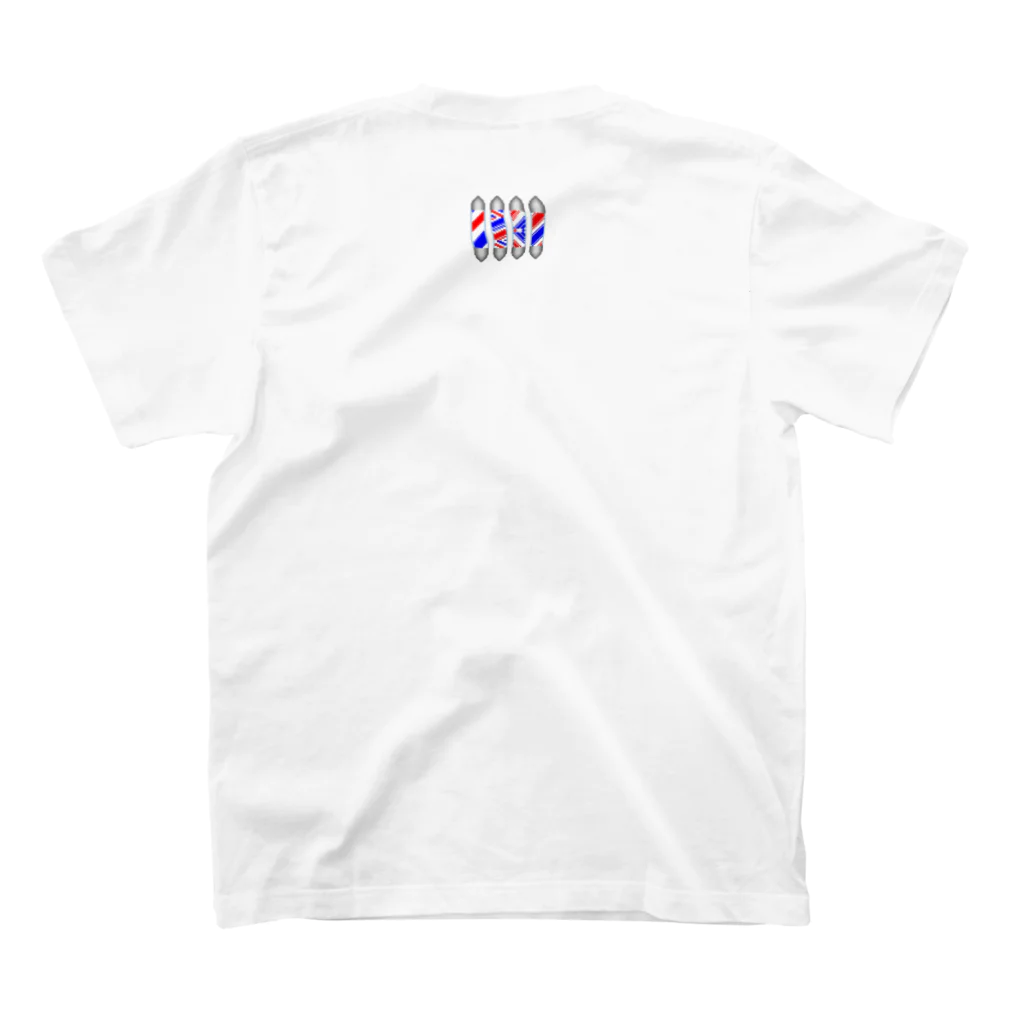 BARBER 214のNYSCISSOR スタンダードTシャツの裏面