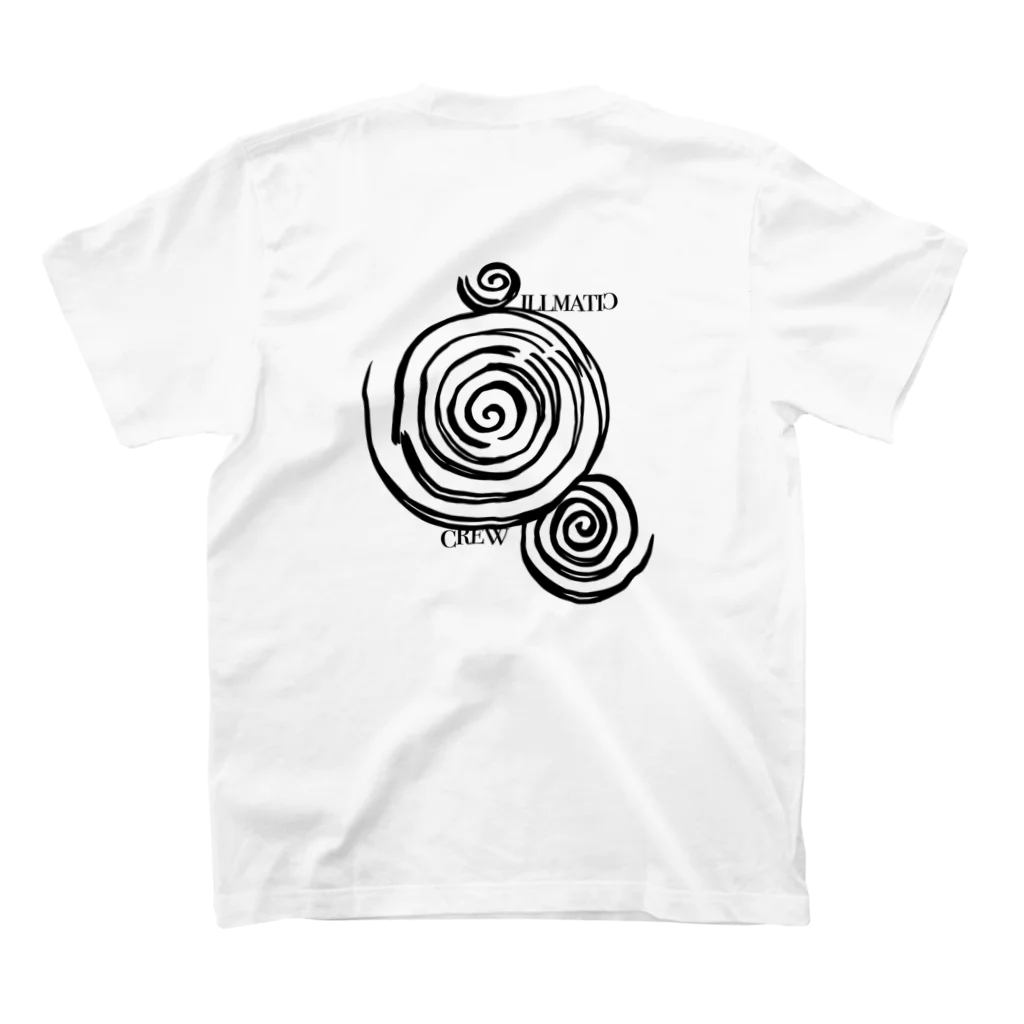 illmatic_crew®のswirl スタンダードTシャツの裏面