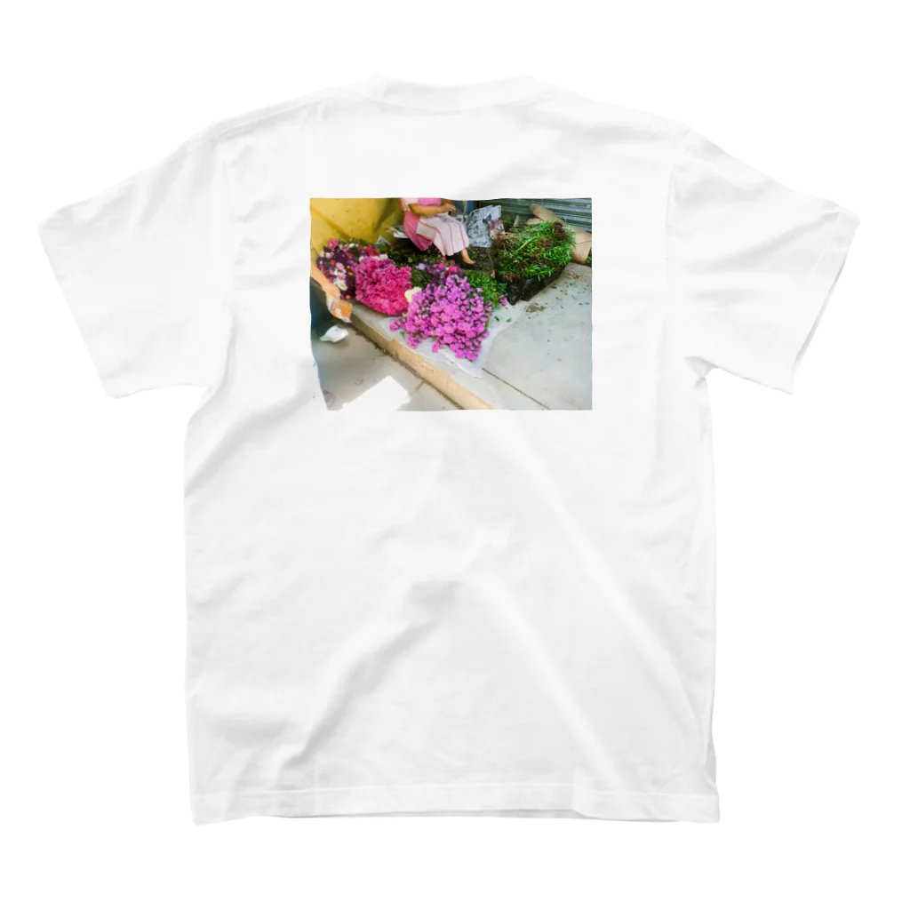 PicanteのLas flores  スタンダードTシャツの裏面