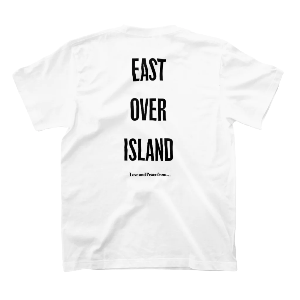 N'MEAN?のEAST OVER ISLAND 3rdロゴ スタンダードTシャツの裏面