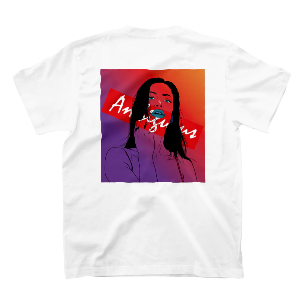 kyfのanbitious T スタンダードTシャツの裏面