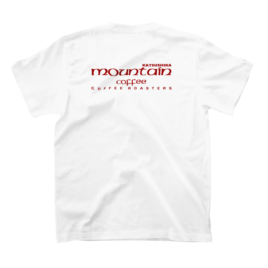 マウンテンコーヒー葛飾のロゴTシャツB スタンダードTシャツの裏面