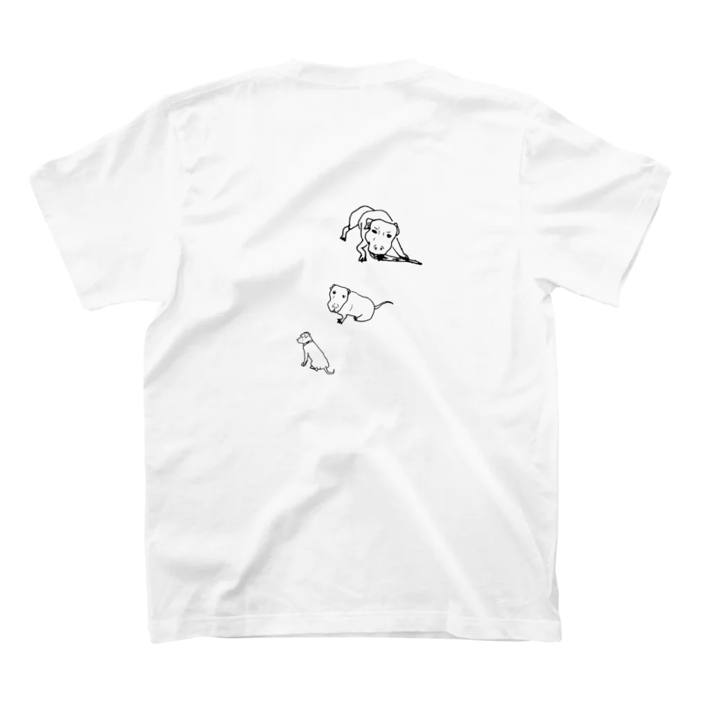 TOROと太陽の振り向けば奴は野獣 スタンダードTシャツの裏面