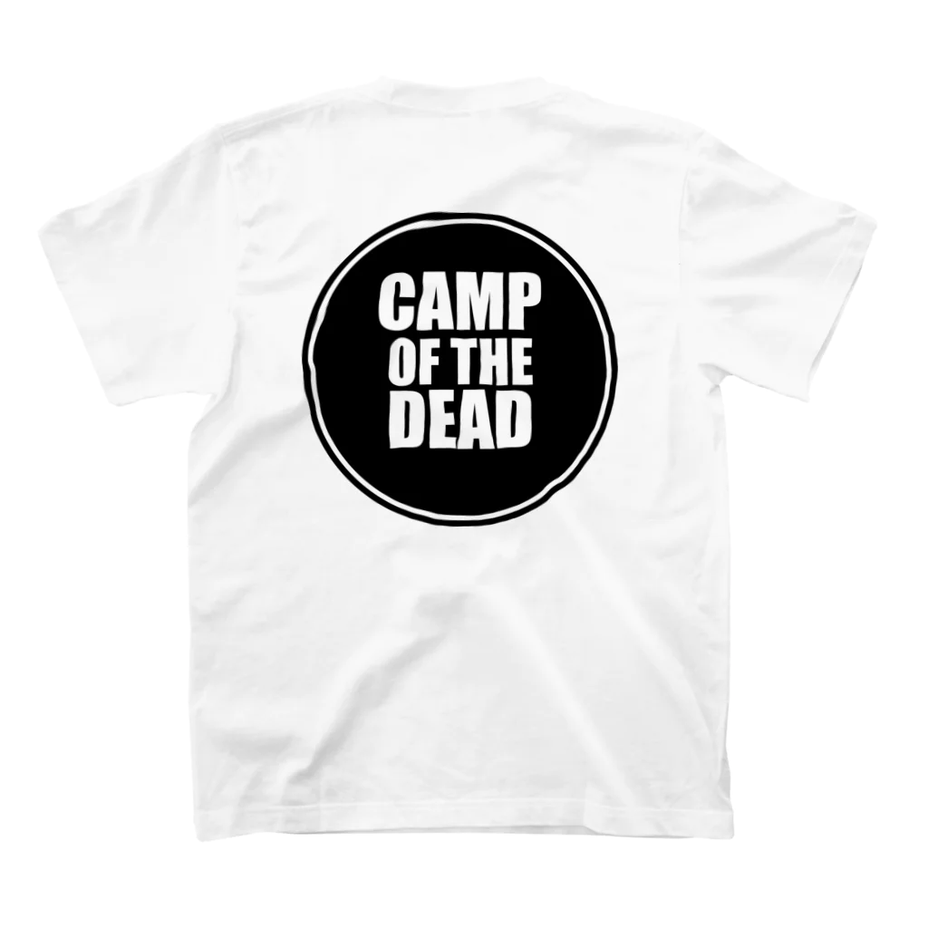 CAMP OF THE DEADのDARCE　CHOKE スタンダードTシャツの裏面