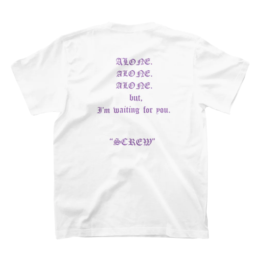 SCREWのpain logo スタンダードTシャツの裏面