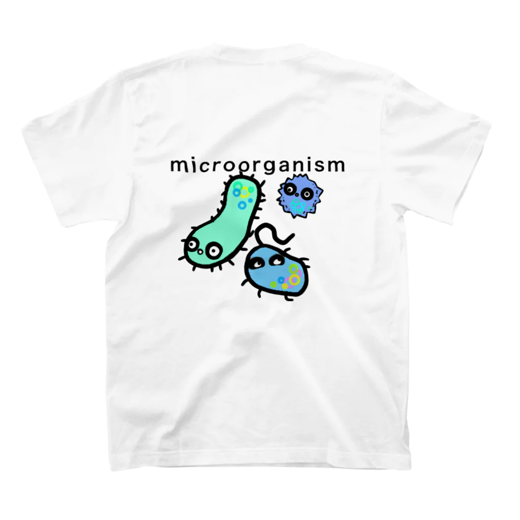 かえるのMicroorganisms スタンダードTシャツの裏面