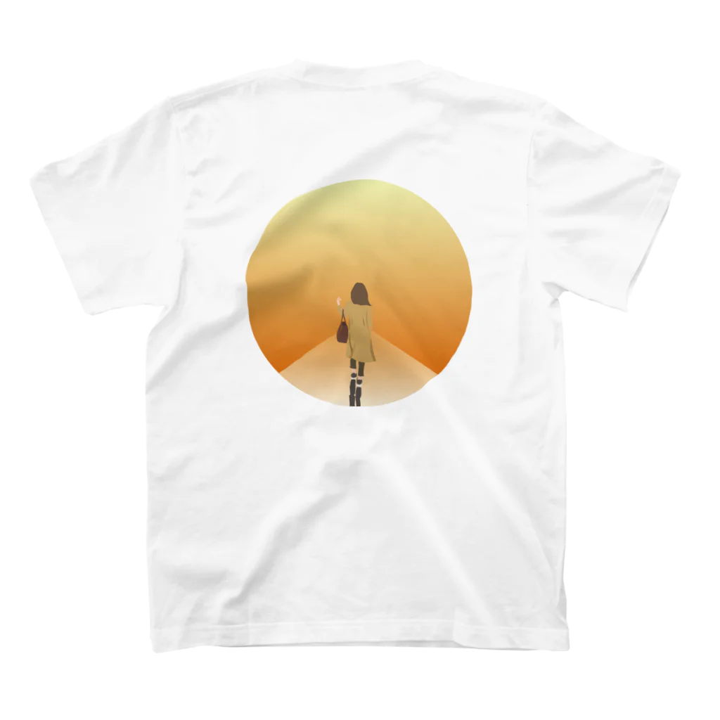 AIchanの夕焼け小焼け スタンダードTシャツの裏面