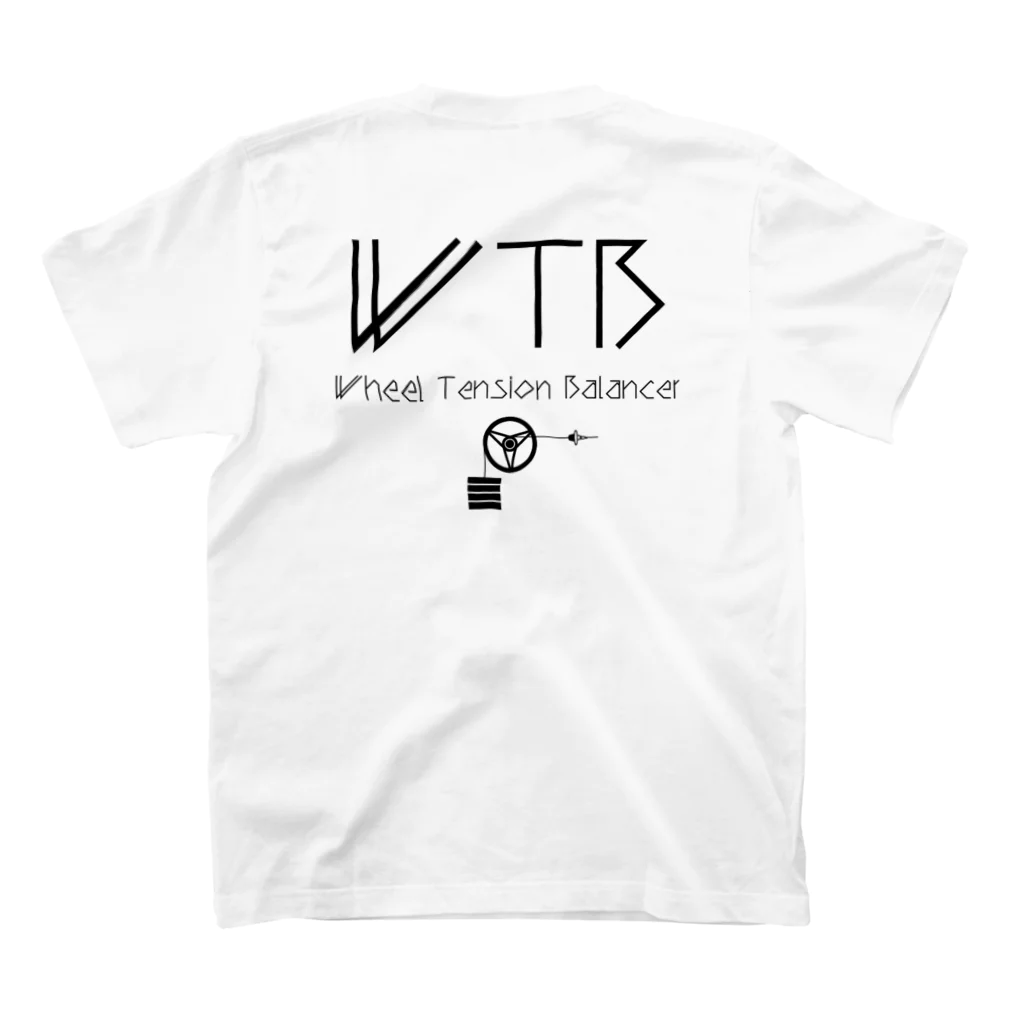 新商品PTオリジナルショップのWTB目視点検用メモリと重り  スタンダードTシャツの裏面