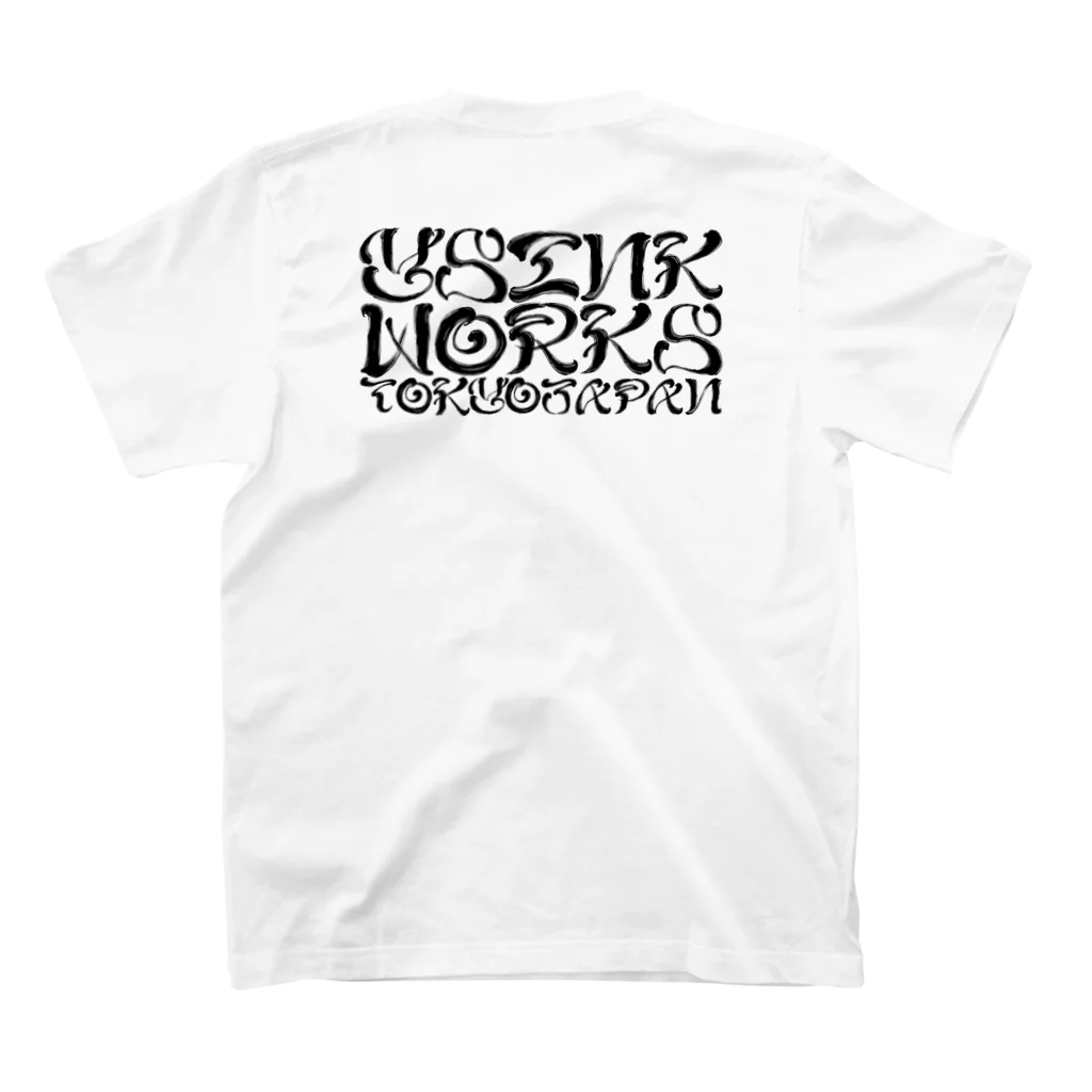 Y's Ink Works Official Shop at suzuriのY's 札 レタリングロゴ T スタンダードTシャツの裏面