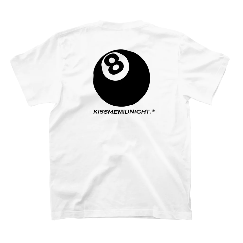 KISSMEMIDNIGHT.®︎の🎱 スタンダードTシャツの裏面