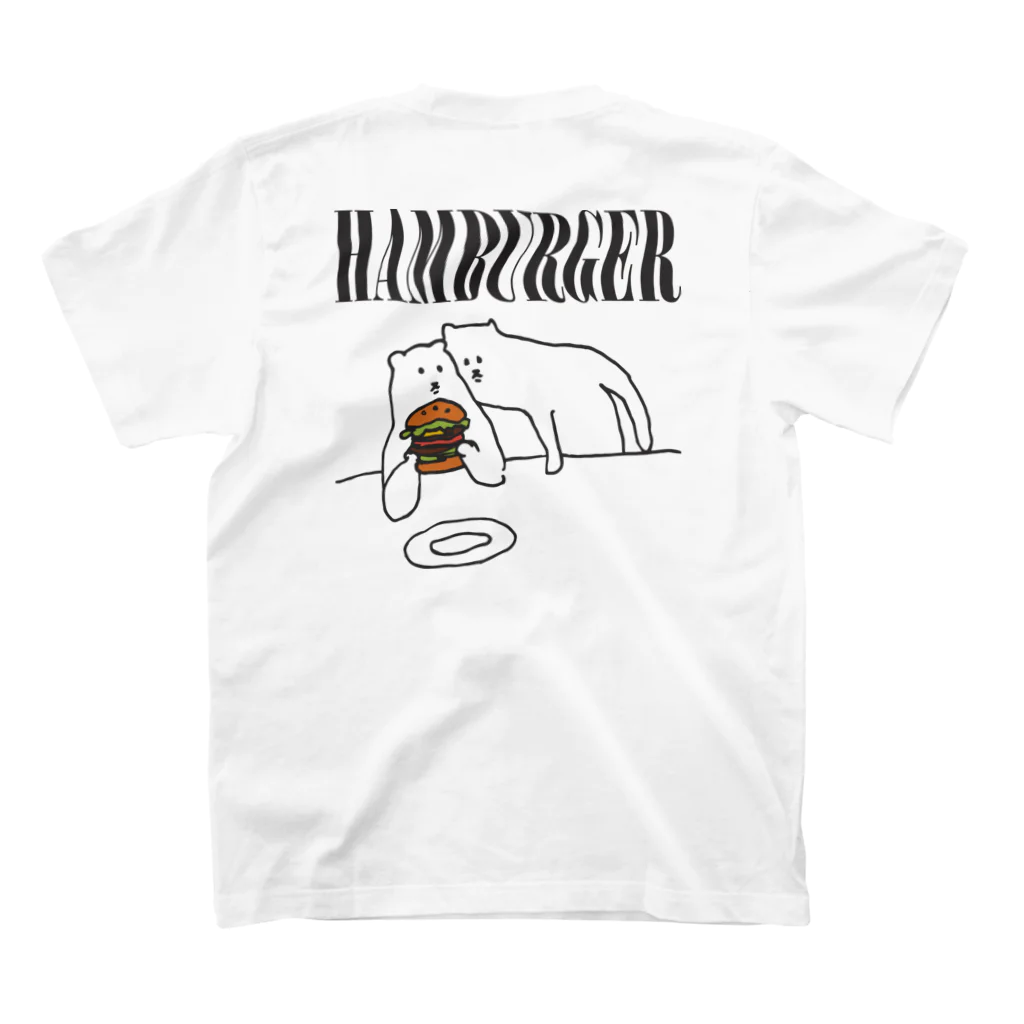 endtktのBear Hamburger Tee スタンダードTシャツの裏面