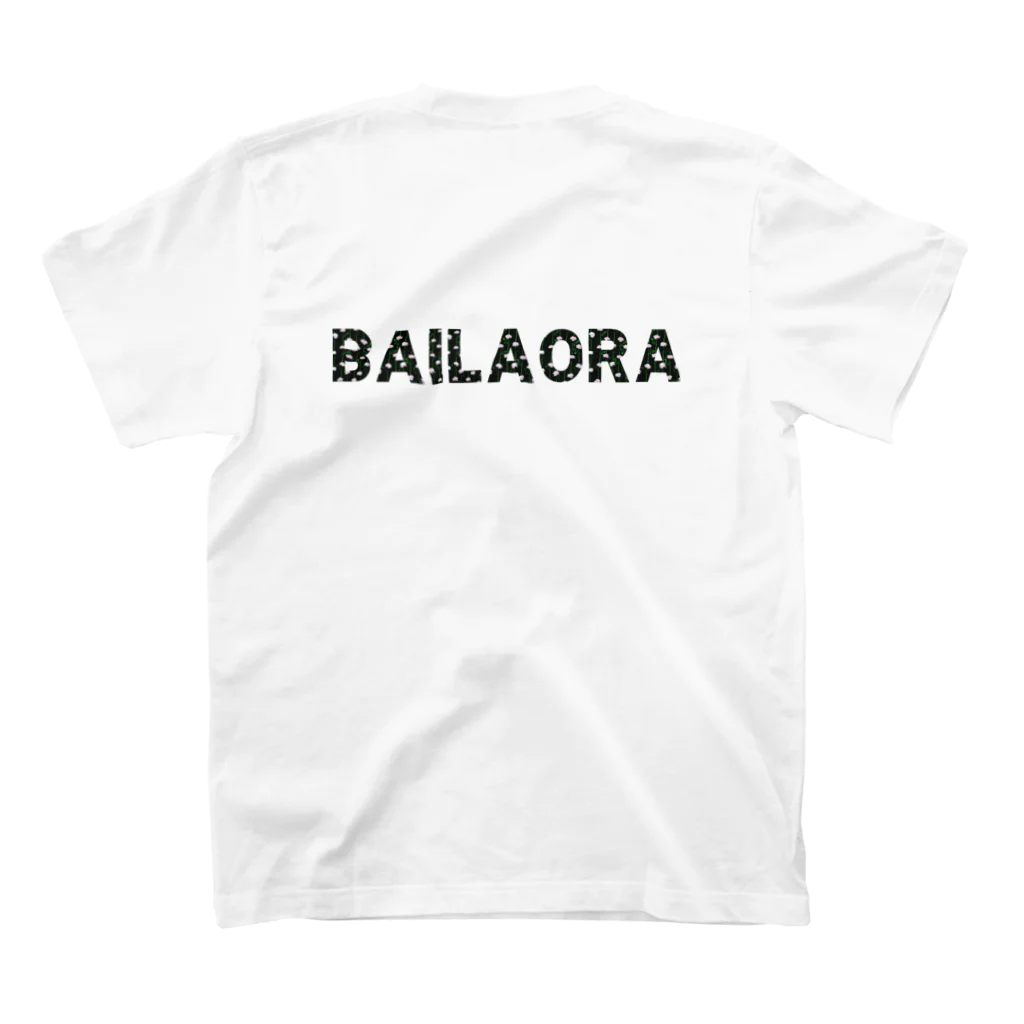 Tienda de FlamencoloresのROSA BAILAORA NEGRA スタンダードTシャツの裏面