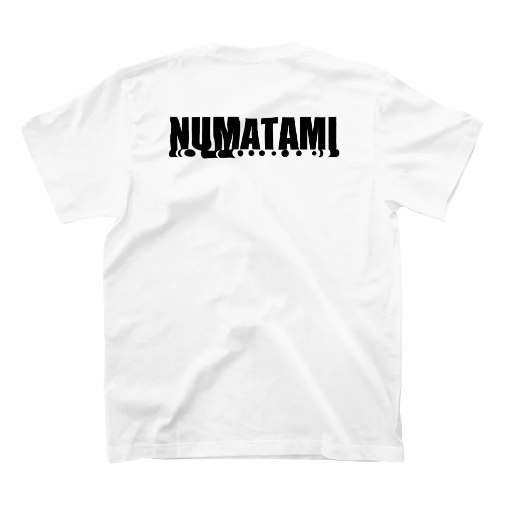 あんのんの沼民(NUMATAMI)ロゴ スタンダードTシャツの裏面