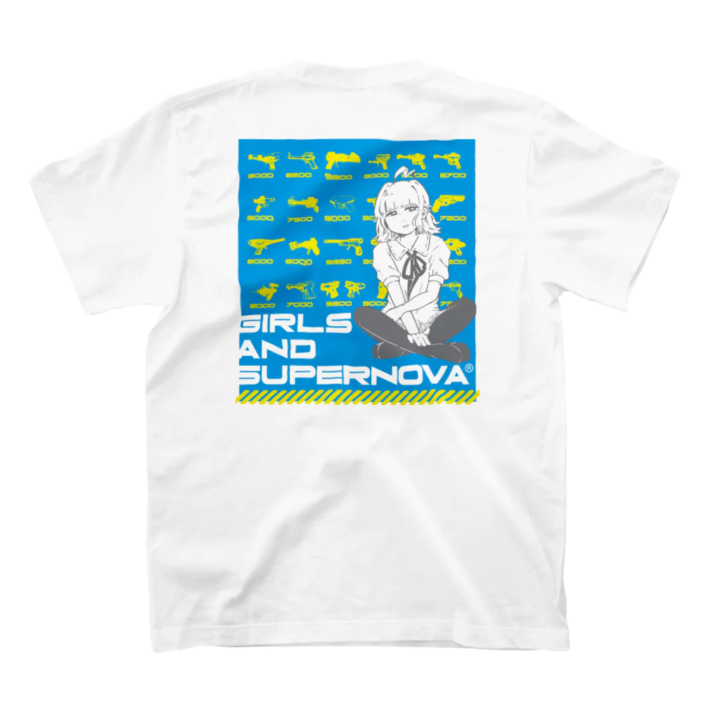 RhinocerosのGIRLS AND SUPERNOVA #1 スタンダードTシャツの裏面