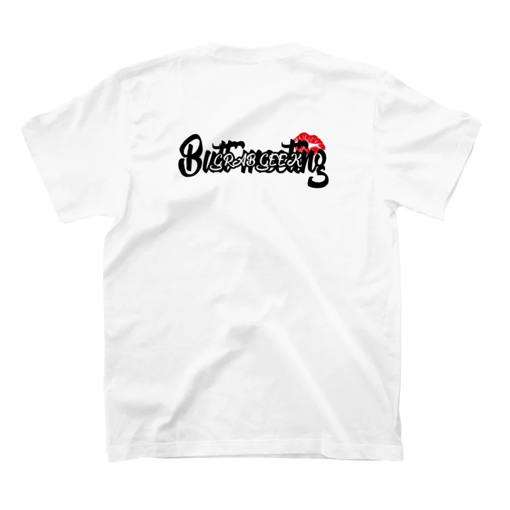 GRABGEEKのButt meetingとGRABGEEK スタンダードTシャツの裏面