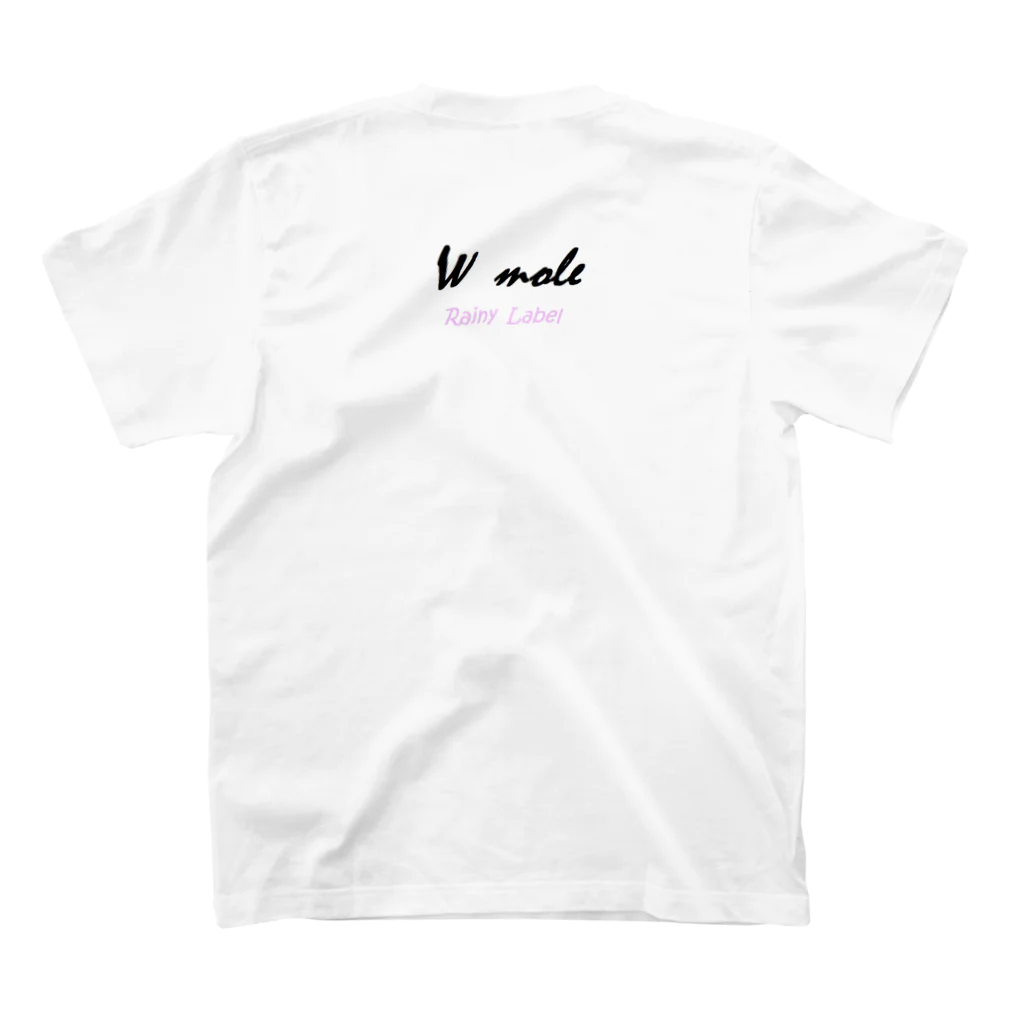 W moleのCover girl スタンダードTシャツの裏面