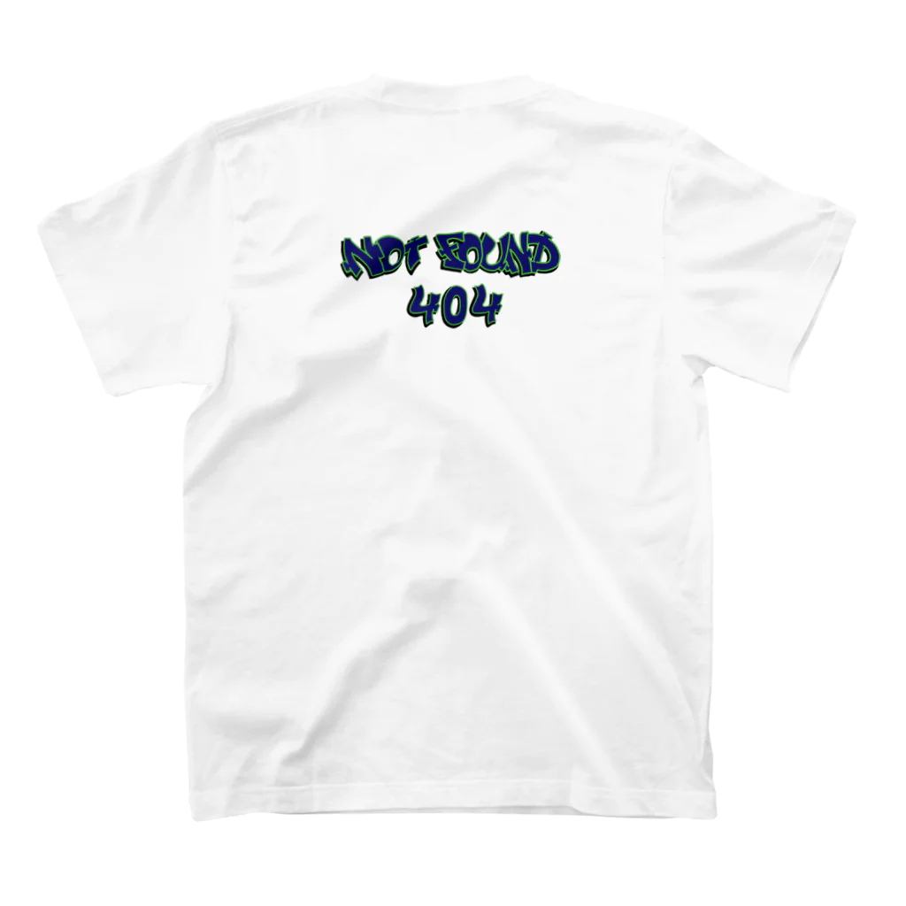 crow-jobsのNOT FOUND 404 Regular Fit T-Shirtの裏面