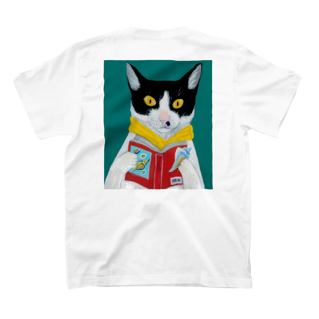 のっぴきならない。ラインスタンプ発売中ののっぴきならない/保護猫キン スタンダードTシャツの裏面