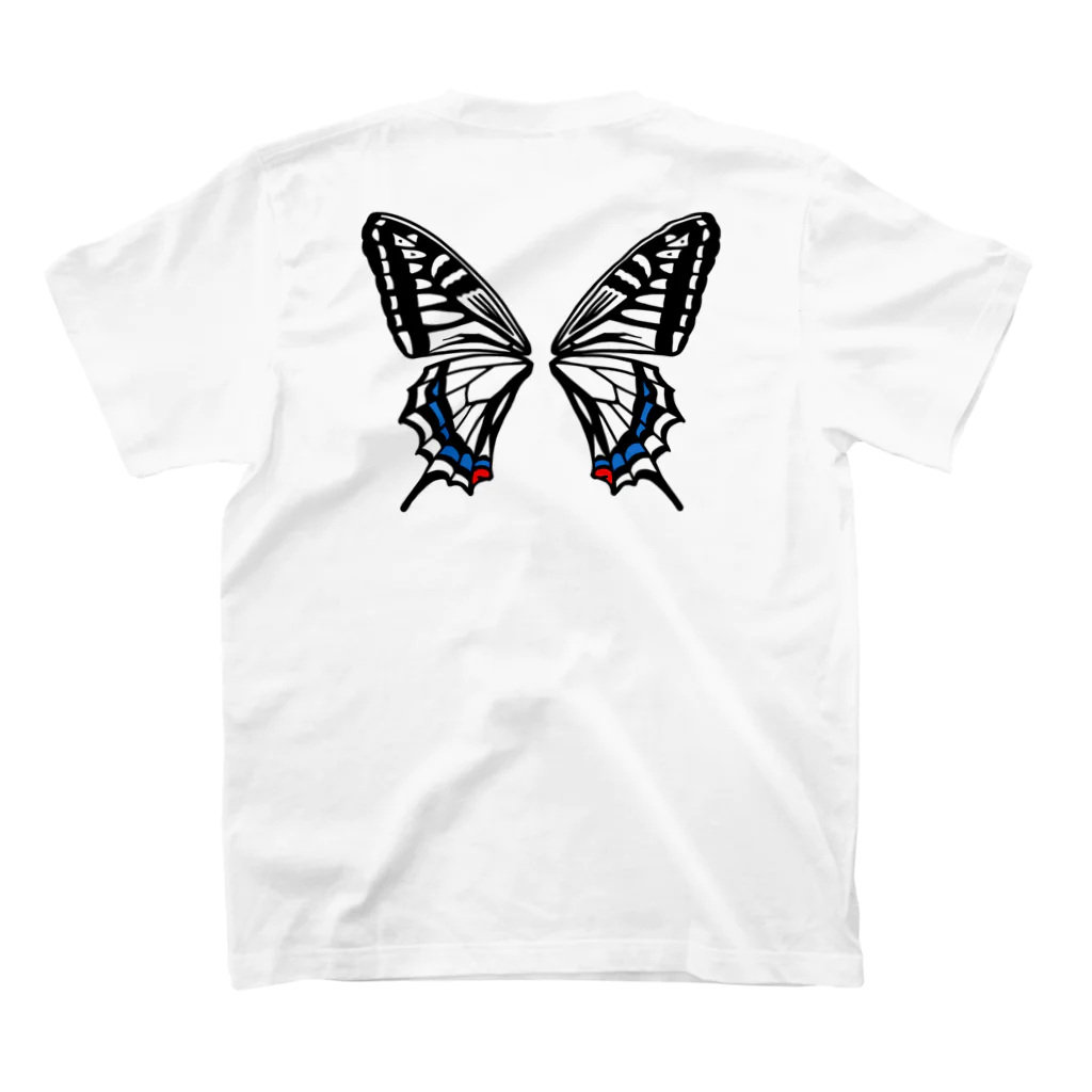 Alba spinaの揚羽蝶 スタンダードTシャツの裏面
