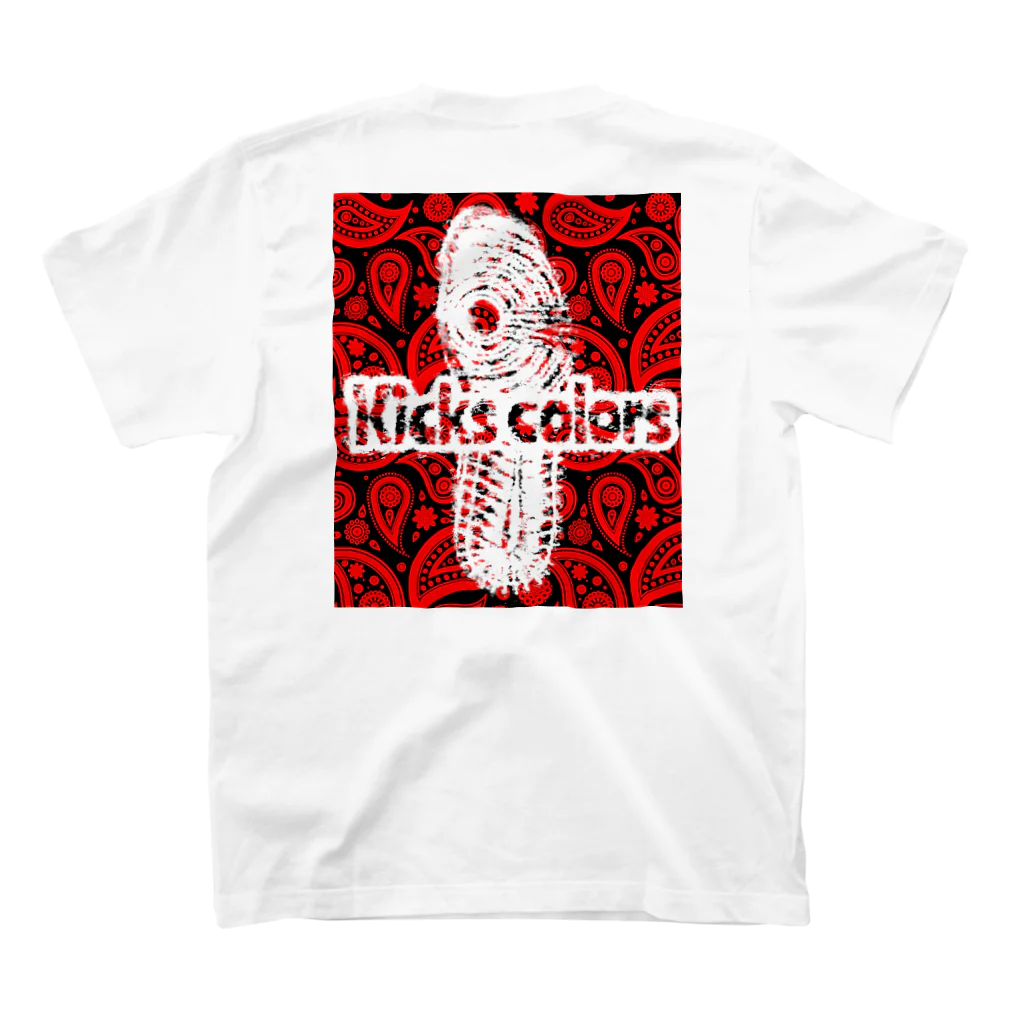 Kicks colorsのfuck  スタンダードTシャツの裏面