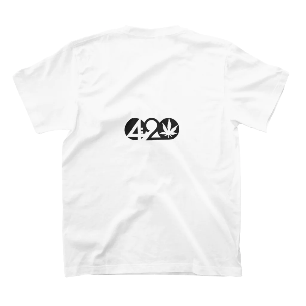 420ショップの420 スタンダードTシャツの裏面