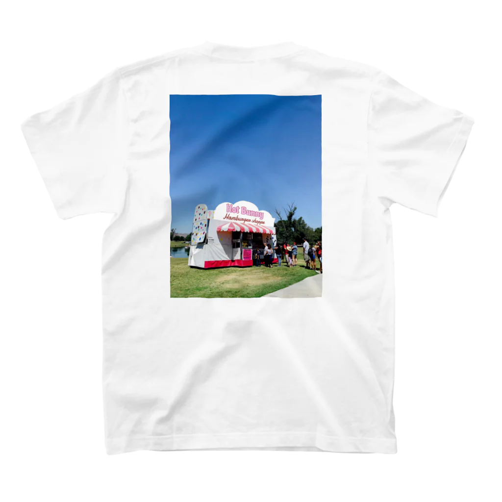 HOT BUNNY のhamburger shoppe photo スタンダードTシャツの裏面