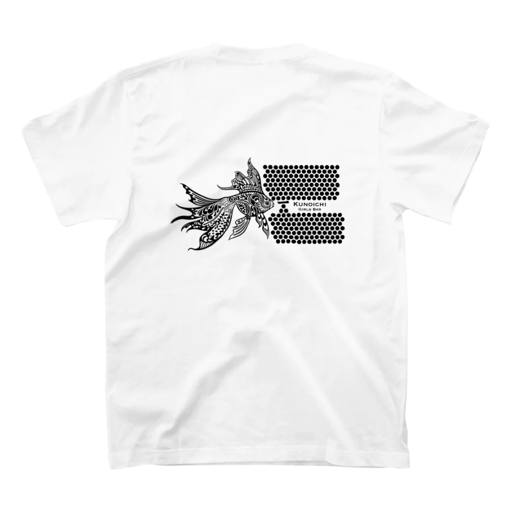 KUNOICHIのKUNOICHI金魚ロゴ スタンダードTシャツの裏面