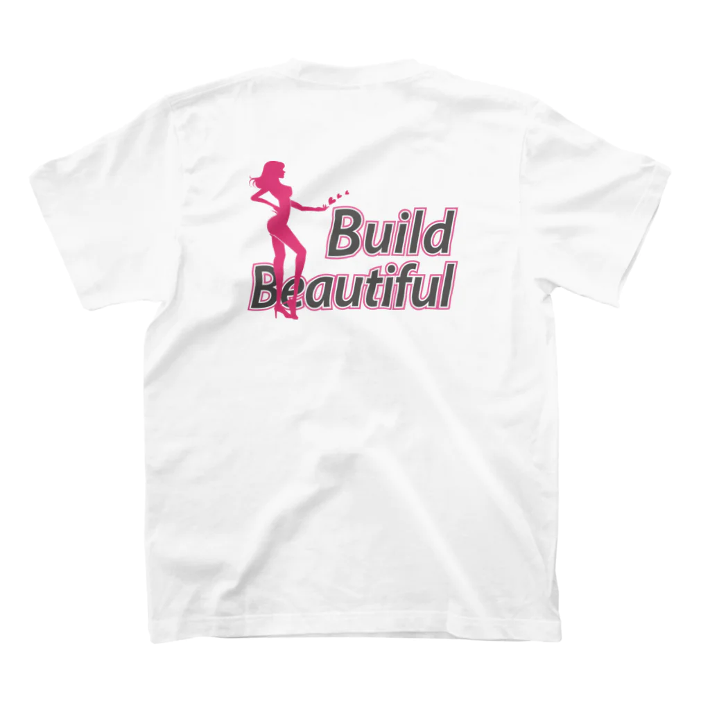 リカクリエイトのBuildbeautiful2 티셔츠の裏面