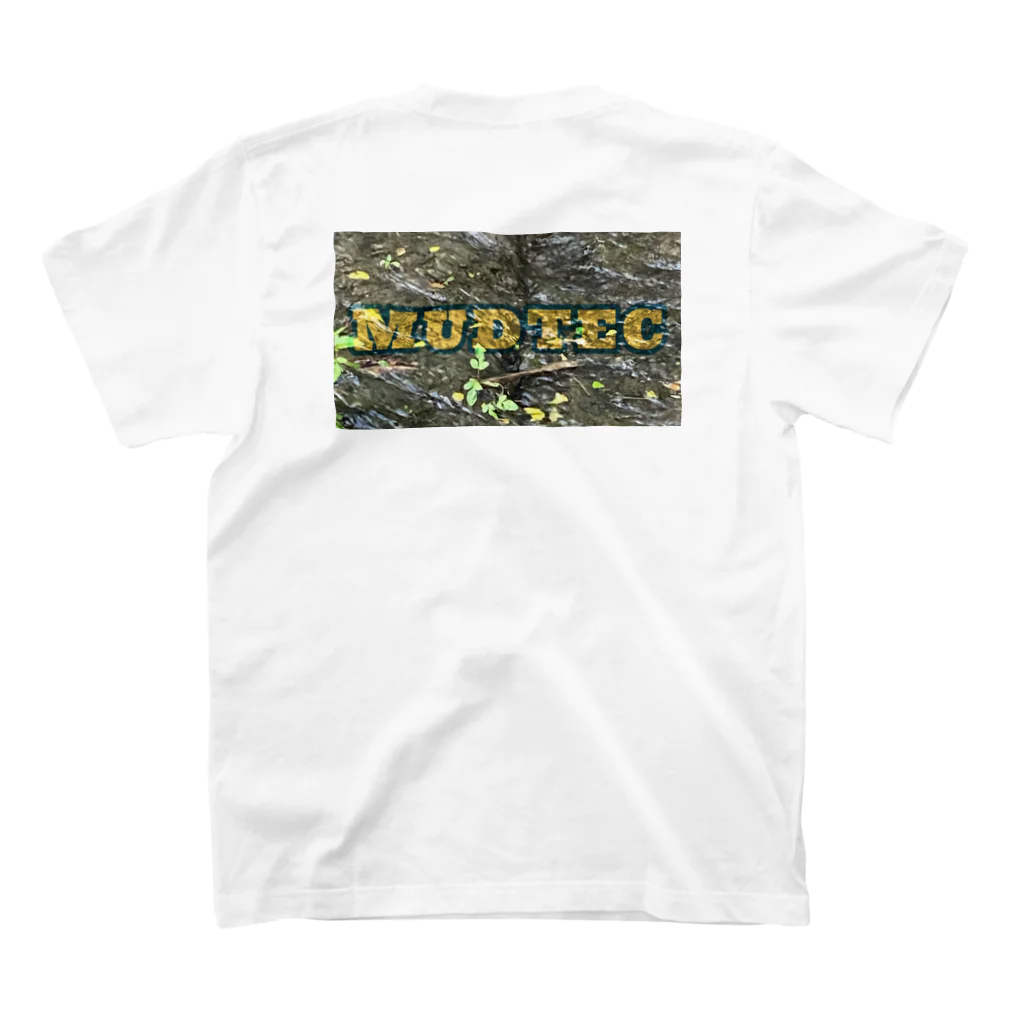 MUDTECのWater flow スタンダードTシャツの裏面