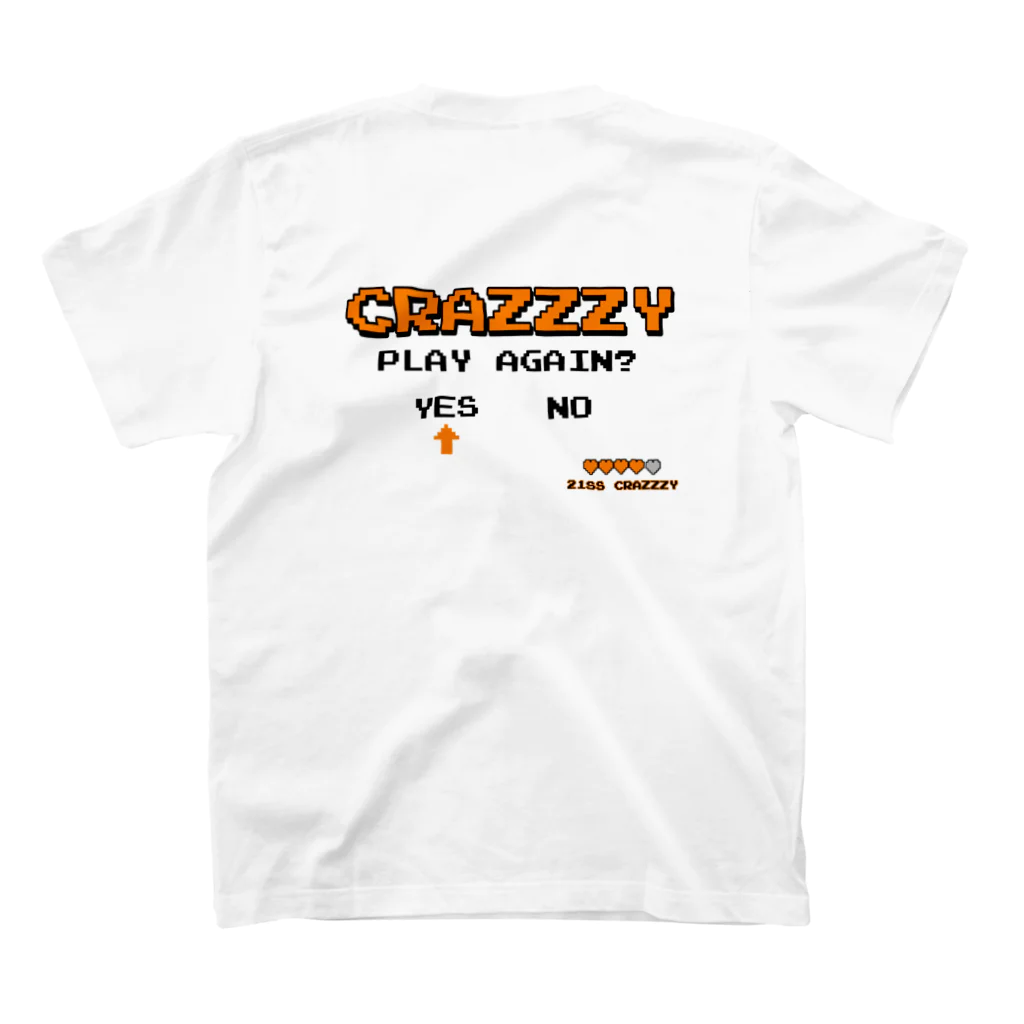 crazzzy(クレイジー)のCRAZZZY 21SS スタンダードTシャツの裏面