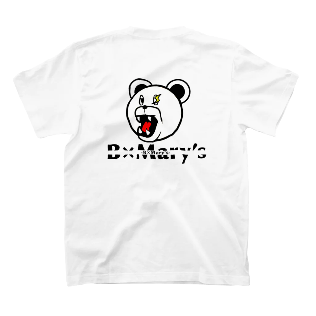 B×Mary’s のMary bears  スタンダードTシャツの裏面