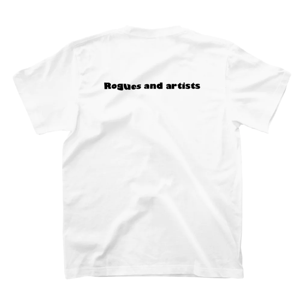 Rogues and artistsのRogues and artists スタンダードTシャツの裏面