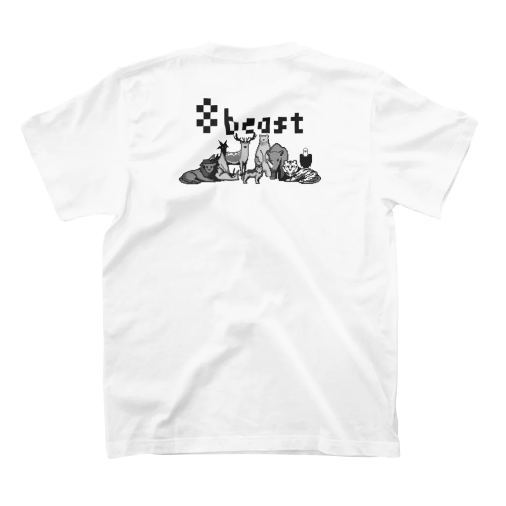 THE JUNK SHOPの8beast Mono スタンダードTシャツの裏面