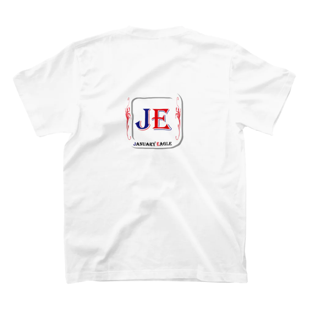 JANUARYEAGLEのJE スタンダードTシャツの裏面