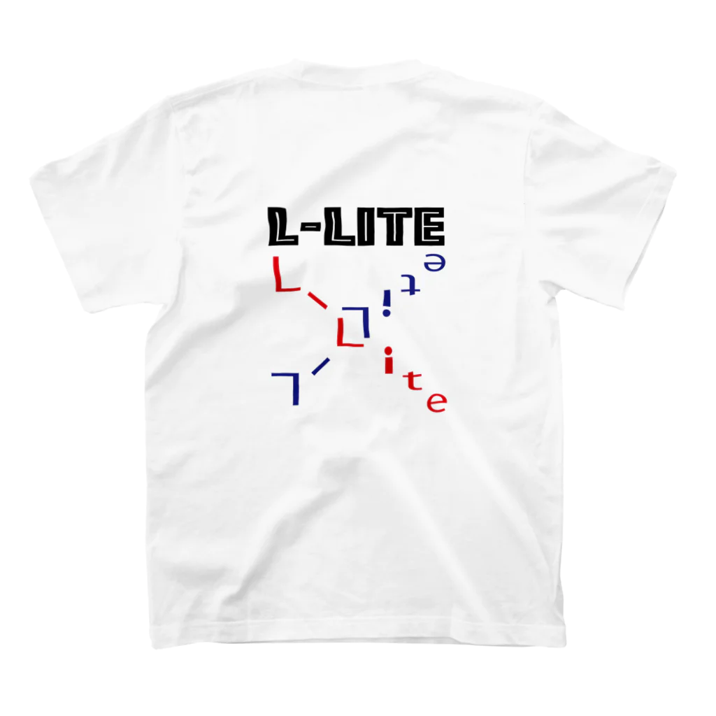 L-Liteのデザイン3&4 スタンダードTシャツの裏面