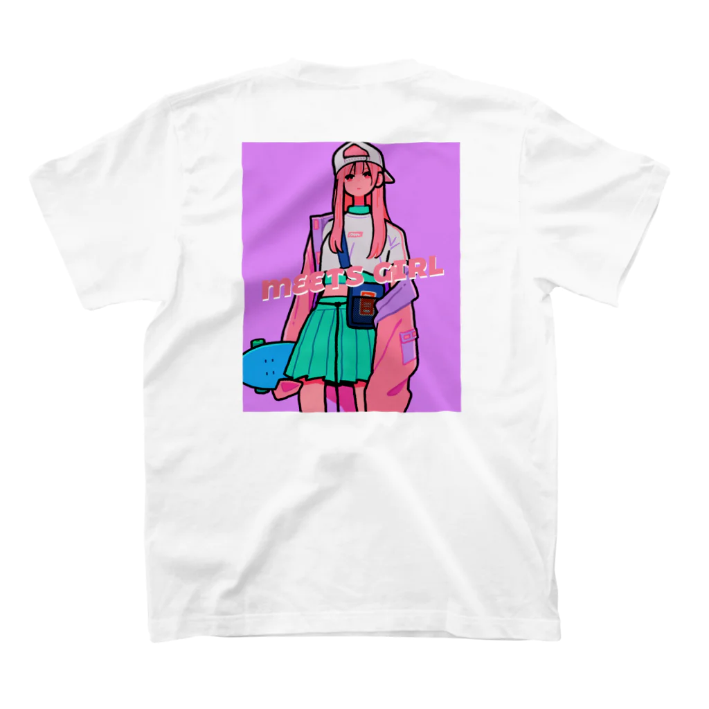 美好よしみのPastel Skater スタンダードTシャツの裏面