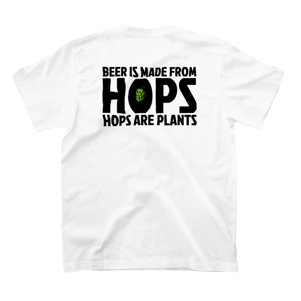 バルボラのヴンダーカンマーのBEER IS SALAD スタンダードTシャツの裏面