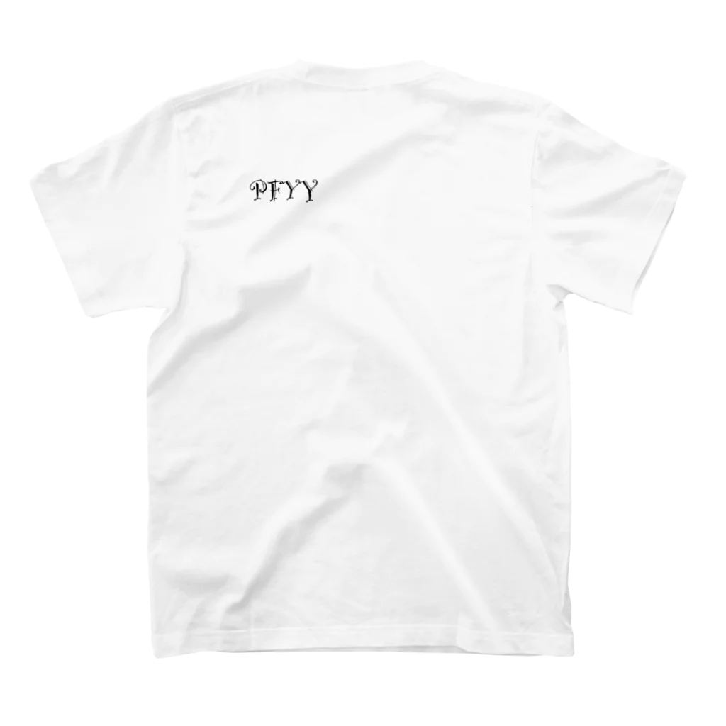 PFYYののーまにー スタンダードTシャツの裏面