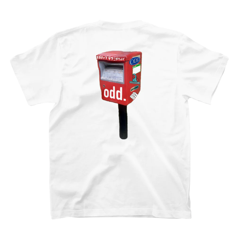 odd.のodd. white confident T-shirt スタンダードTシャツの裏面